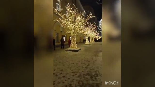 новогодняя Москва .