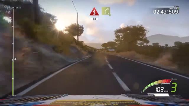 WRC 7 PS4 Gameplay FR - Espagne - La Figuera Peugeot 208T16