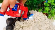 Автоботы размножились с помощью волшебной картинки! Видео для мальчиков про трансформеров