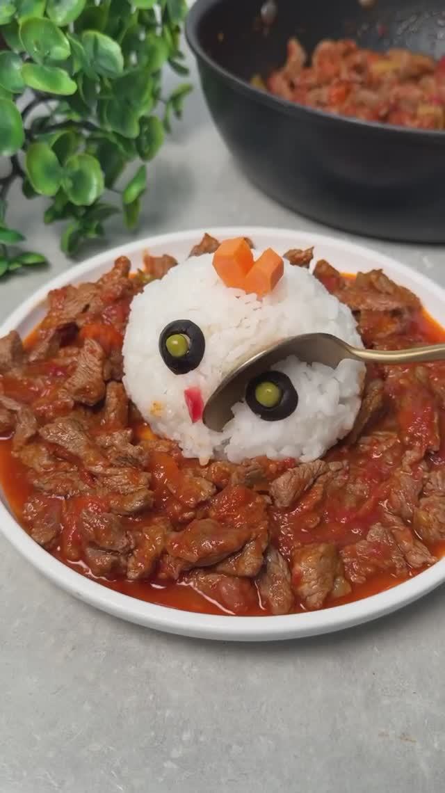 Говядина с овощами
