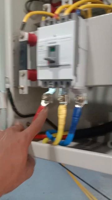 3 phase MCB connection panelboard#youtubeshorts