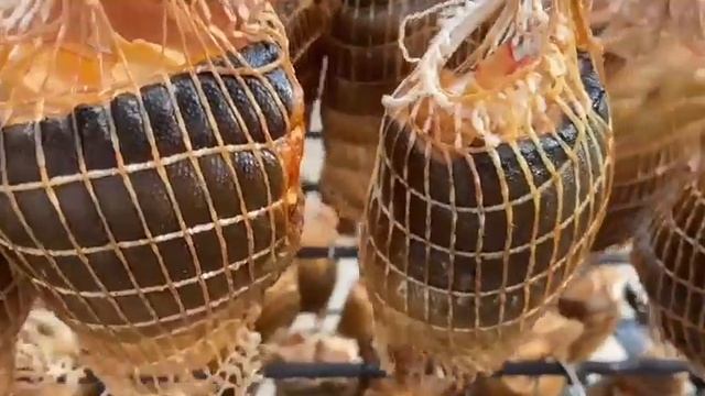 Горбуша фаршированная с крабом горячего копчения