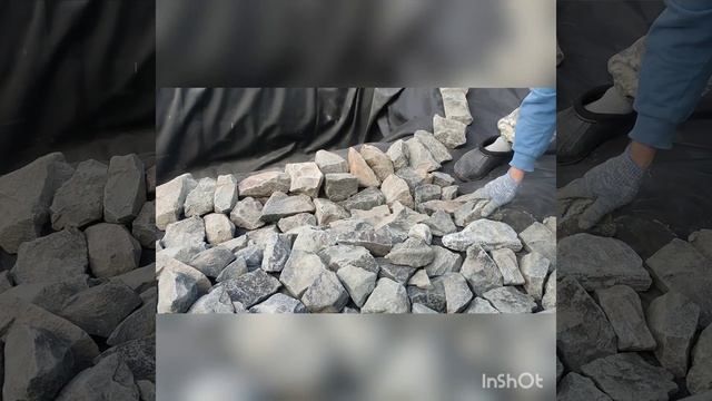 садовый пруд 3х2 с водопадом. Гидроизоляция #epdm -мембрана #firestone