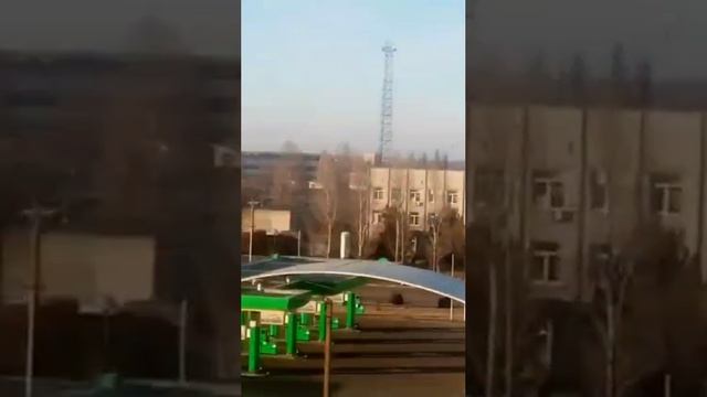 "Карусель" вертолётов ВС РФ  "Ми-28" в Новой Каховке, февраль 2022