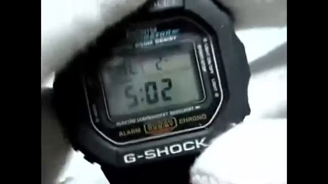 Casio retro watches G-Shock DW-5600E-1VER обзор будильника в часах