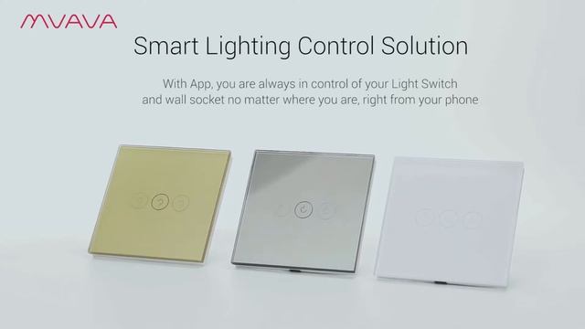 Smart WiFi Touch Switch Sensor Light Switches Alexa/Tuya Compatible  Glass Panel Wall Switch