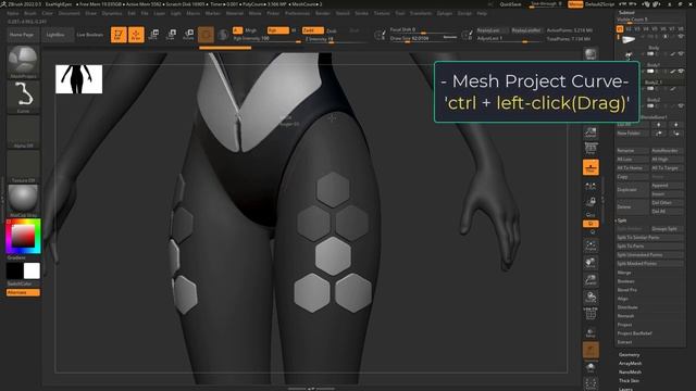 ZBrush - Mesh PROJECT Brush (In 2 MINUTES!)