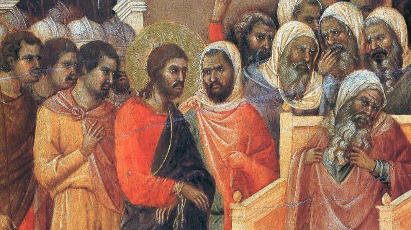 Допрос у Анны и суд у Каиафы