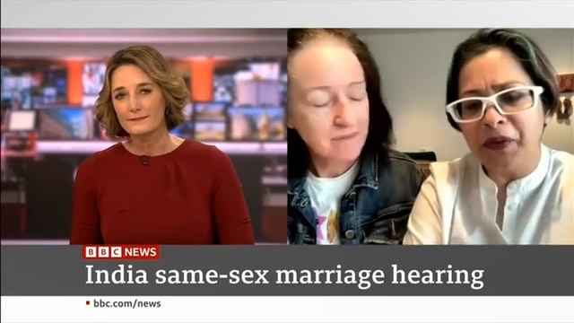 Raga and Nicola on BBC World News  - Marriage Equality India