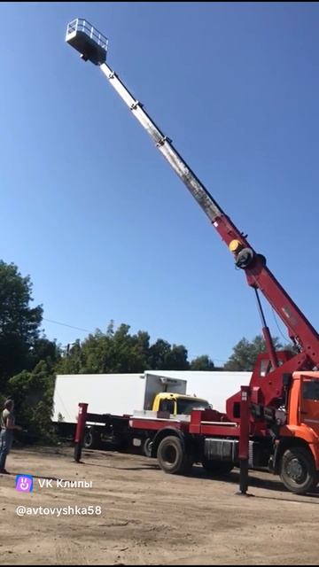 Автовышка 32м поворотная корзина