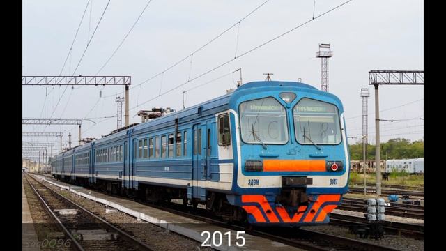 Как менялся электропоезд ЭД9м-0147.