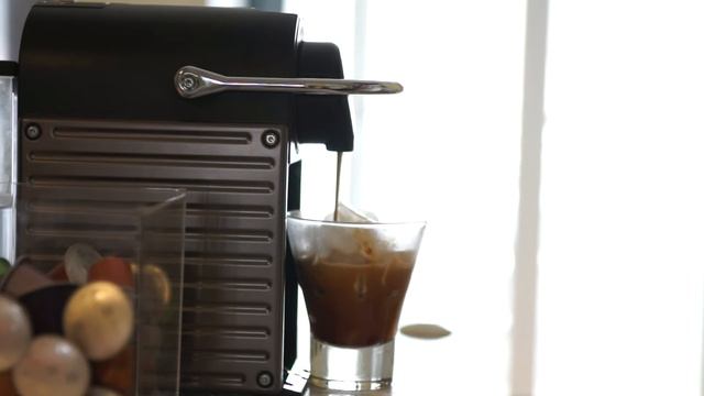 Super Easy Iced Coffee Using nespresso Pixie