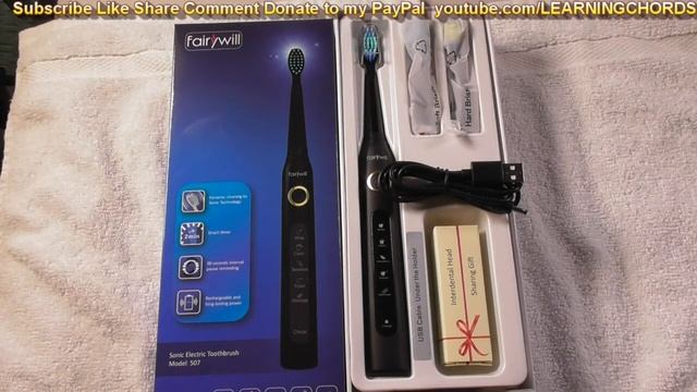 Electric Tooth Brush Sonic Cleaning by Fairywill REVIEW