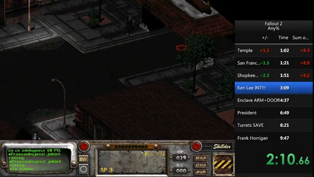 Разбор спидрана. Fallout 2. Any% no demo.