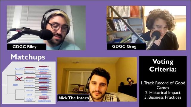 Video Game Developer March Madness (Round two)