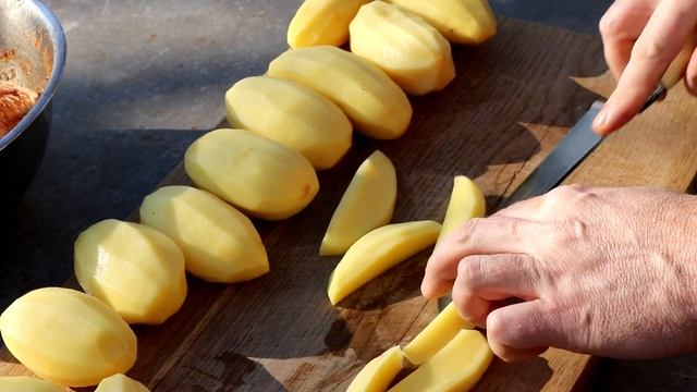 ЖАРИМ КАРТОШКУ В КАЗАНЕ + крылышки ГРИЛЬ