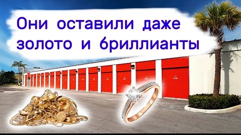 Они оставили даже золото и бриллианты. Повезло нам.