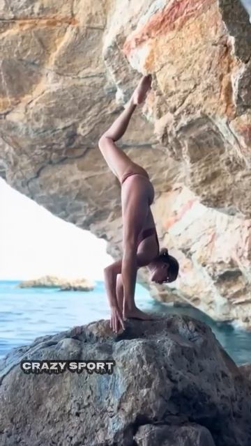 Нашла место для разминки
