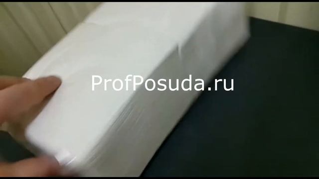Салфетки белые 33 33см Папирус 300шт арт 8041