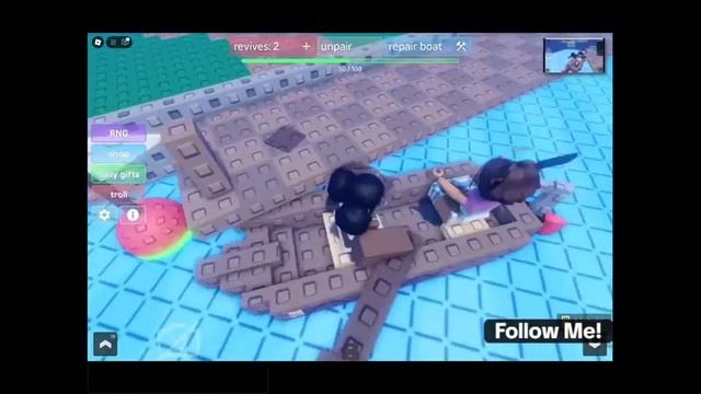 "Смех и падения! Проходим Two-Player Boat Obby в Roblox — удача на нашей стороне? 😂🚤"