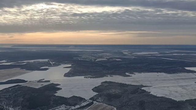 Полет Airbus A320  авиакомпании S7 AIRLINES