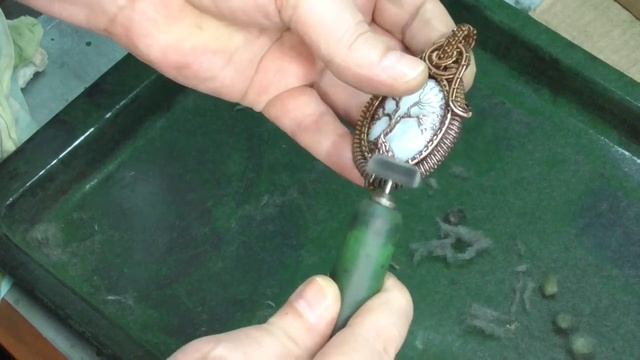 Tree of Life wire wrapped pendant. Wire Wrapped Jewelry handmade.