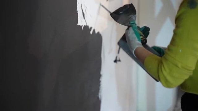 Нанесение декоративной штукатурки | ЖК «Резиденция Архитекторов»
