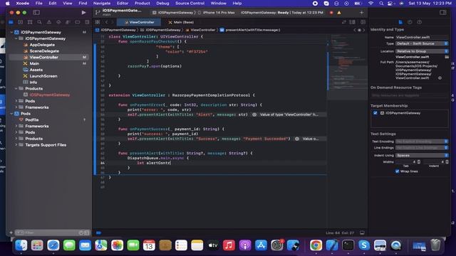 💰 Razor Payment Gateway Integration in iOS | 💵 Customise Payment Form | iPhone Application | Swift💸
