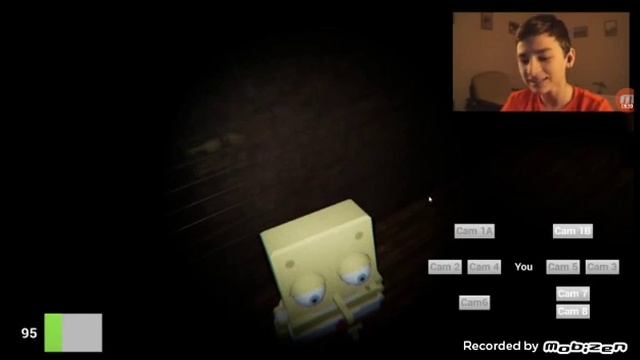 Брайн Мапс играет в Five Nights at the Krasty Krab