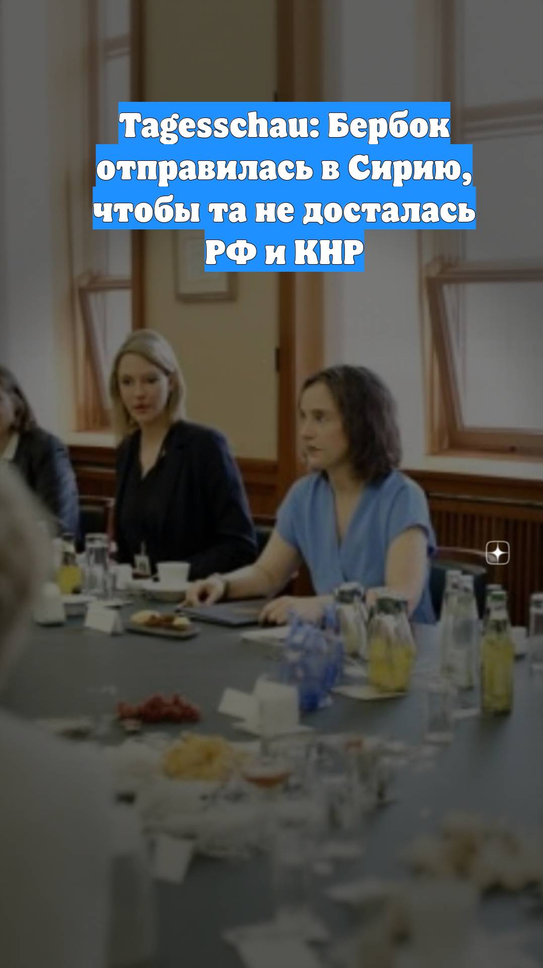 Tagesschau: Бербок отправилась в Сирию, чтобы та не досталась РФ и КНР