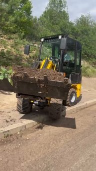 сочленено-маятниковый механизм погрузчика SHENG ER1000