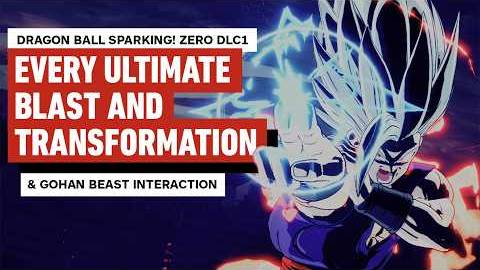 Dragon Ball Sparking! Zero DLC1 - Ultimate Blast, Transformation и взаимодействие с Gohan Beast