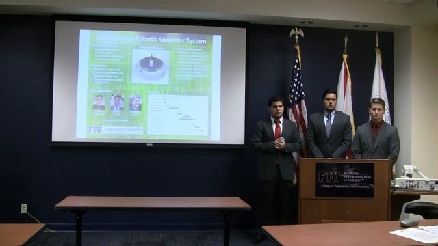 SDO Team 10: Autonomous Robotic Sprinkler System, FIU ME Spring 2015