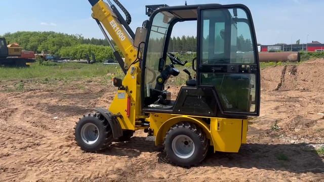 компактный Телескопический погрузчик SHENG ER1000 от завода EVERUN.