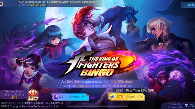 LOOK WHAT I GOT FROM KOF FREE 18x DRAW EVENT Mobile legends 2021