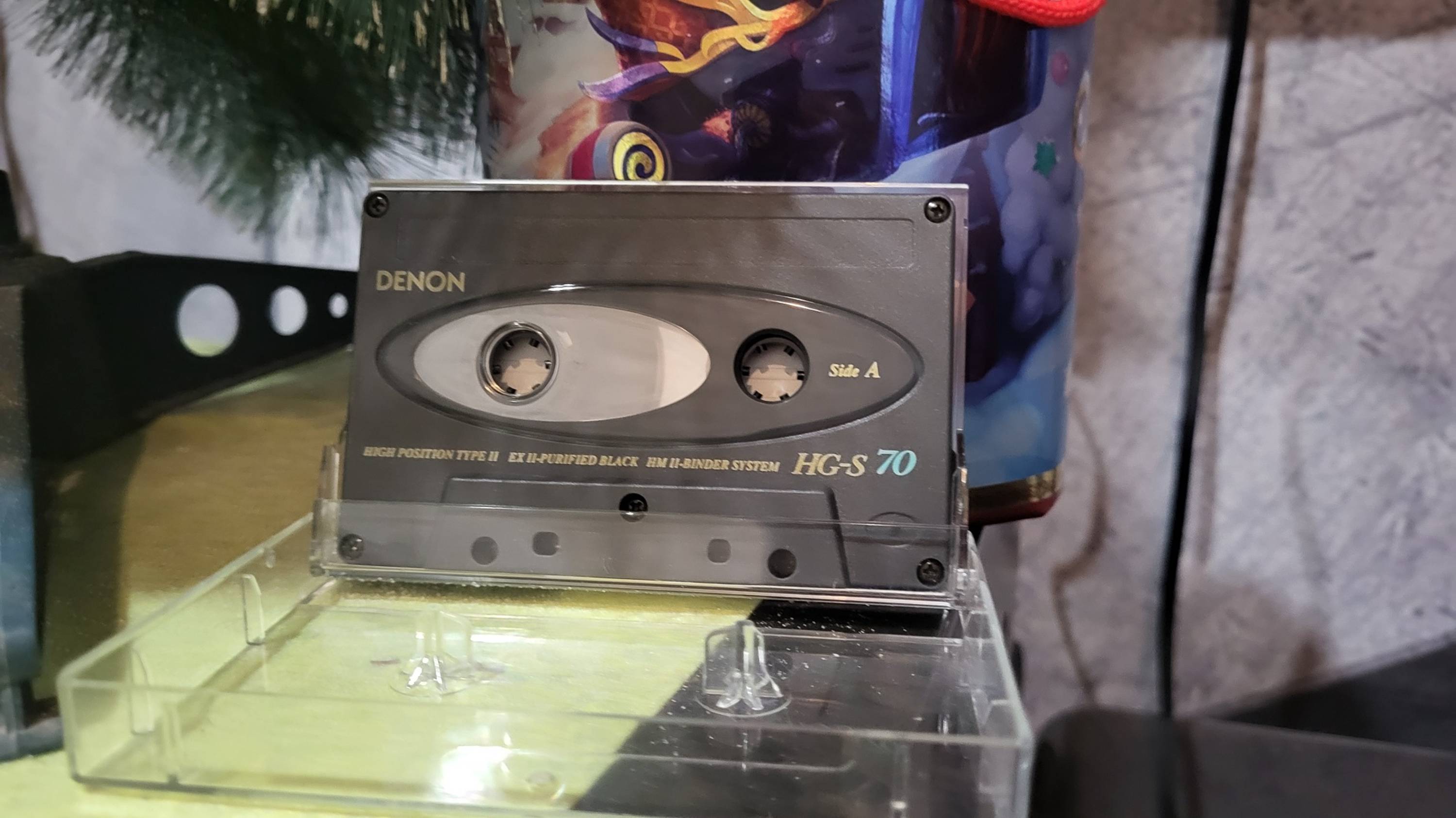 АУДИОКАССЕТА DENON HG-S 1991! ИНТЕРЕСНЫЙ САМУРАЙ!