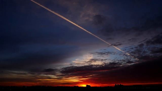 закат в ЖК Базовская timelapse