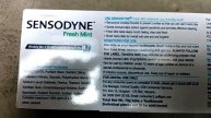 Sensodyne Sensitive Toothpaste Fresh Mint = Free Toothbrush