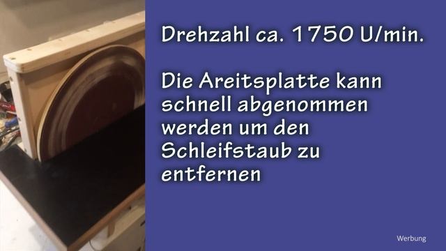 Tellerschleifer aus einer Wasserpumpe | Werkstatt einrichten