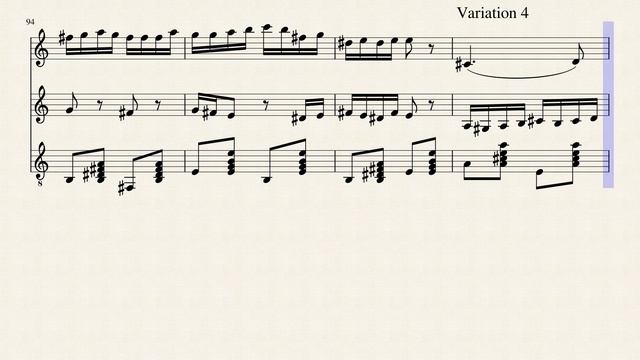 Csardas A-Moll Virtuoso Variations