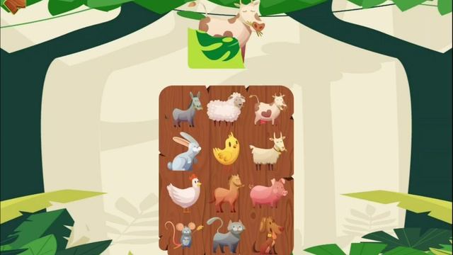 Сотри защитный слой и найди животное увлекательное обучение. Учимся играя. Игры для малышей