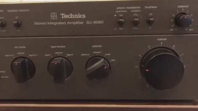 Полный усилитель Technics SU-8080.(1977 г. в.) Ремонт.