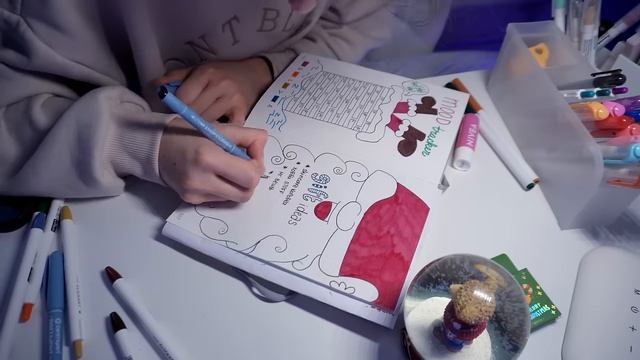 Делаю Трекеры Полезных ПРИВЫЧЕК Заполнение ежедневника на зиму