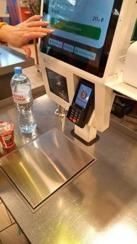 Касса самообслуживания в "Пятерочке". Челябинск 23 января 2025 г.
