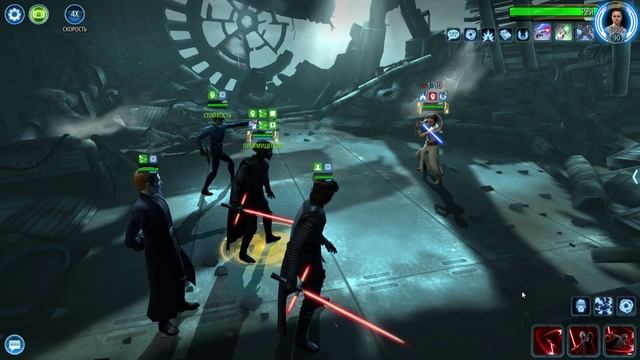 SWGOH Supreme Leader Kylo Ren Unlocked НАСЛЕДНИК ТЕМНОЙ СТОРОНЫ (Верховный лидер Кайло Рен) - 4 этап