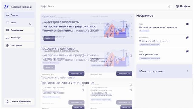 Автоматизированная система управления культурой безопасности. Режим пользователя