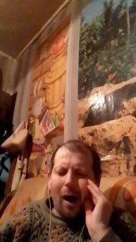 Белый снег.