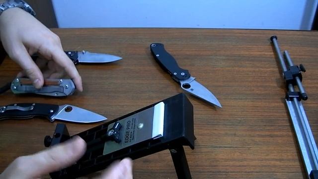 Заточка на Edge Pro Apex: Установка ножа (часть 4)