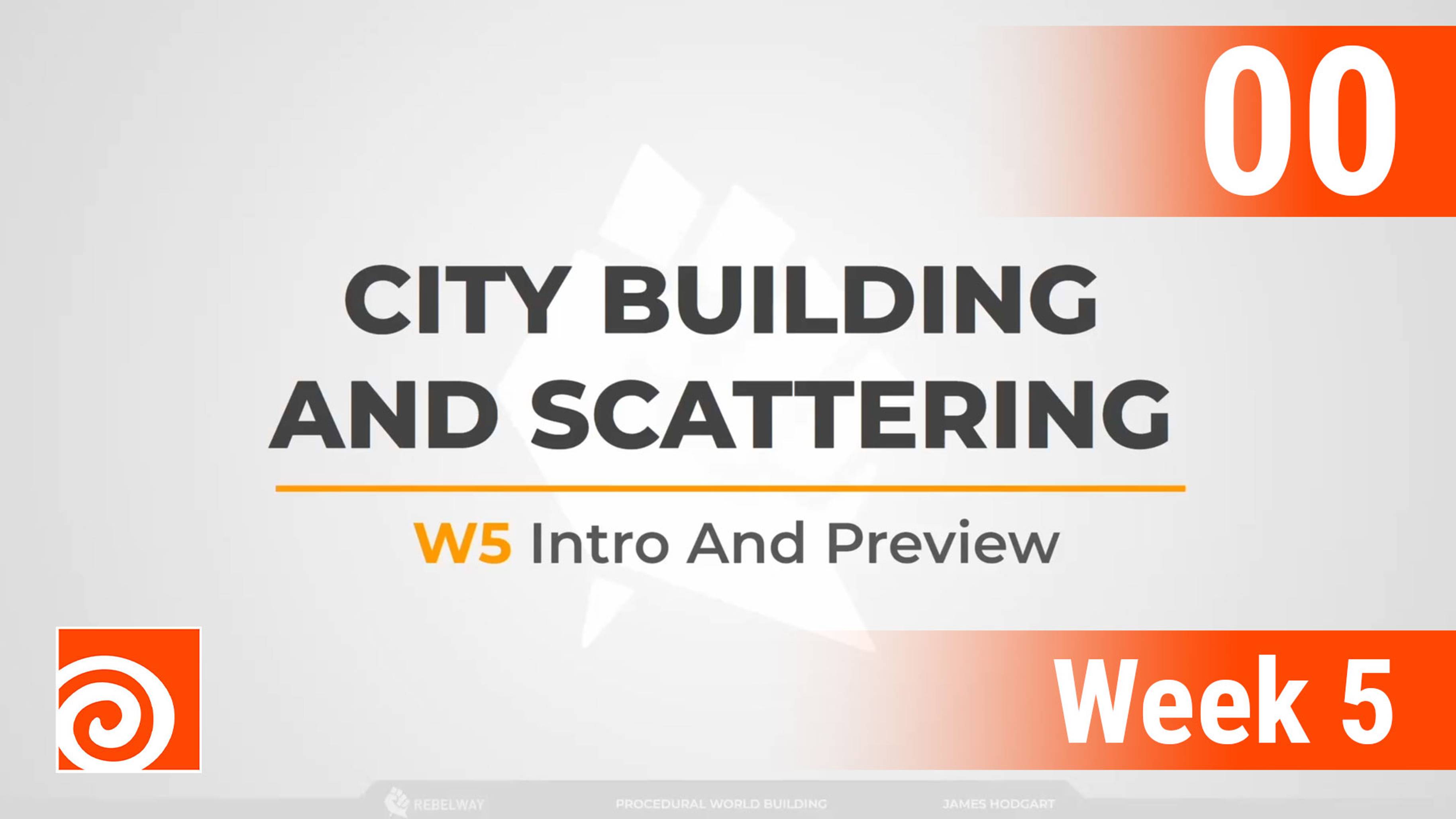 Week 5 - 0 - City Creation in Houdini [русский перевод]