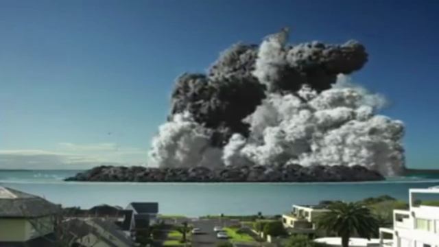 Страшные последствия вулкана.